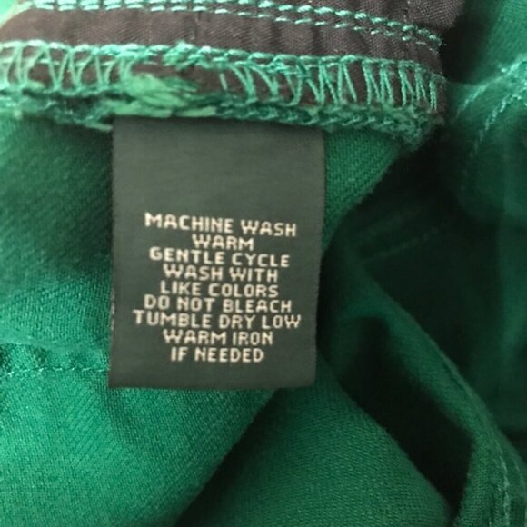 LRL Ralph Lauren Women's Slimming Modern Straight Ankle Jeans Green Size 8 - Picture 7 of 9